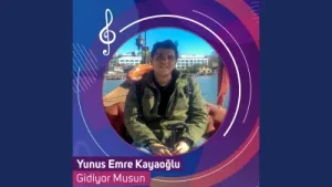 Yunus Emre Kayaoğlu Gidiyor Musun Albüm Kapağı