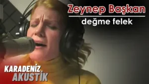 Zeynep Başkan Değme Felek Karadeniz Akustik Albüm Kapağı